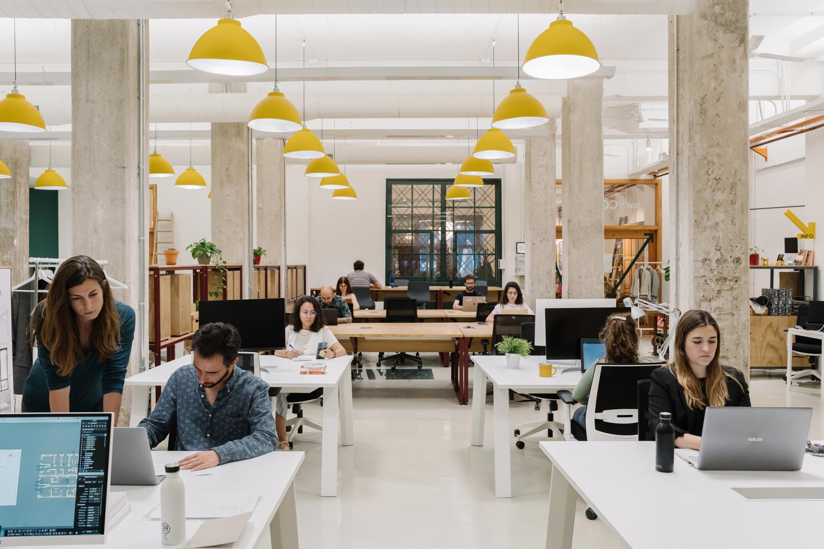 Open-plan workspace at Wayco Abastos